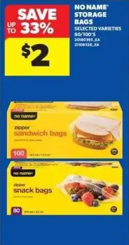 Real Canadian Superstore No Name storage bags offer