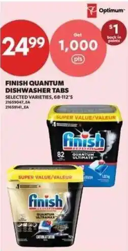 Real Canadian Superstore Finish Quantum dishwasher tabs offer