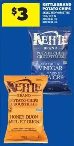 Real Canadian Superstore Kettle brand potato chips offer