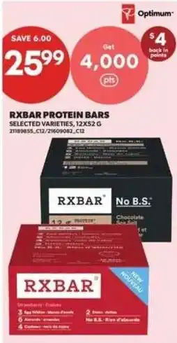 Real Canadian Superstore Rxbar protein bars offer