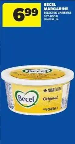 Real Canadian Superstore Becel margarine offer