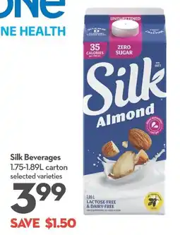 Longo's Silk Beverages offer