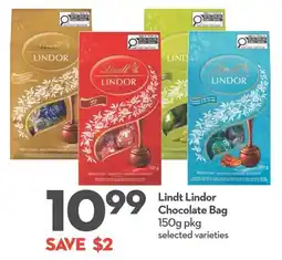 Longo's Lindt Lindor Chocolate Bag offer