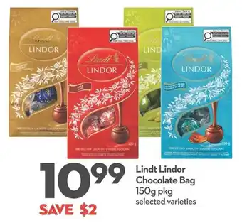 Longo's Lindt Lindor Chocolate Bag offer