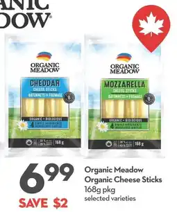 Longo's Organic Meadow Organic Cheese Sticks offer