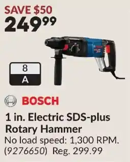 Princess Auto Bosch 1 in. Electric SDS-plus Rotary Hammer offer