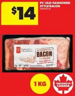 Real Canadian Superstore PC old-fashioned style bacon offer