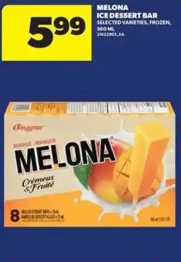 Real Canadian Superstore Gingrae melona ice dessert bar offer