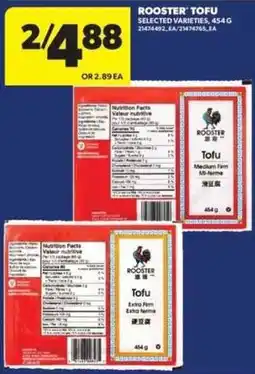 Real Canadian Superstore Rooster tofu offer