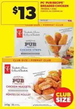 Real Canadian Superstore PC pub recipe chicken strips offer