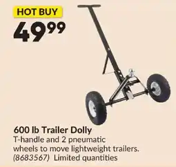 Princess Auto 600 lb Trailer Dolly offer