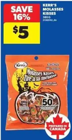 Real Canadian Superstore Kerr's molasses kisses offer