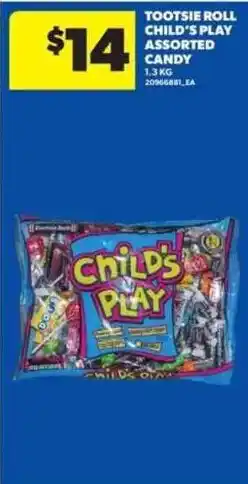 Real Canadian Superstore Tootsie Roll Child's Play Assorted Candy offer