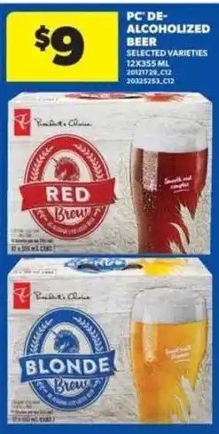 Real Canadian Superstore PC de-alcoholized beer offer