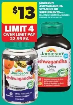 Real Canadian Superstore Jamieson Ashwagandha offer