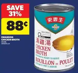 Real Canadian Superstore Swanson chicken broth offer