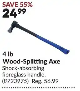 Princess Auto Wood-Splitting Axe offer