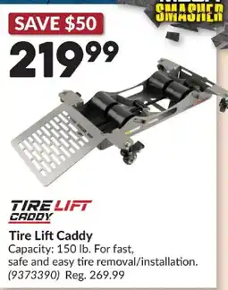 Princess Auto Tire Lift Caddy offer