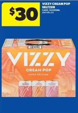 Real Canadian Superstore Vizzy cream pop hard seltzer offer