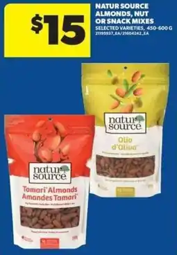 Real Canadian Superstore Natur Source almonds, nut or snack mixes offer