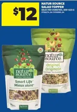 Real Canadian Superstore Natur source salad topper offer