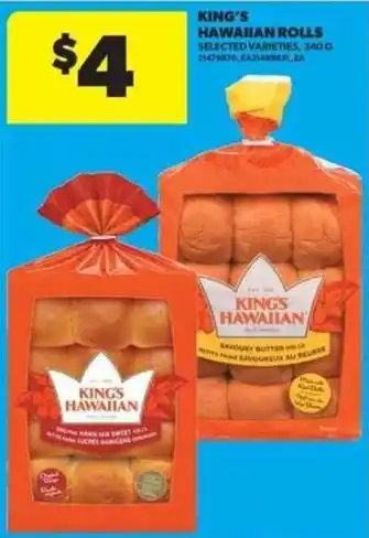 Real Canadian Superstore King's Hawaiian rolls offer