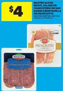 Real Canadian Superstore Mastro sliced meats salami or charcuterie or san daniele mortadella or prosciutto offer