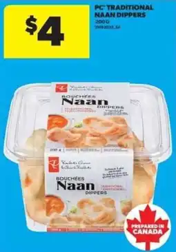 Real Canadian Superstore PC traditional naan dippers offer