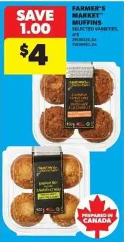 Real Canadian Superstore Farmer's Market muffins offer