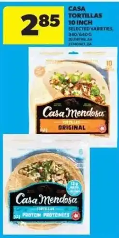 Real Canadian Superstore Casa Mendosa tortillas offer