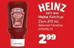 Real Canadian Superstore Heinz ketchup zero offer