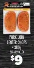 Real Canadian Superstore Pork loin center chops offer