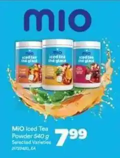Real Canadian Superstore Mio iced tea powder offer