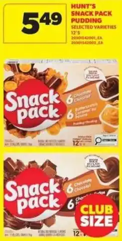 Real Canadian Superstore Hunt's snack pack pudding offer