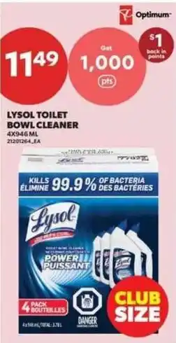Real Canadian Superstore Lysol toilet bowl cleaner offer
