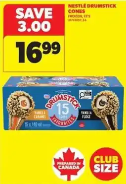 Real Canadian Superstore Nestle drumstick cones offer