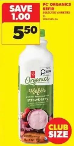 Real Canadian Superstore PC Organics Kefir offer