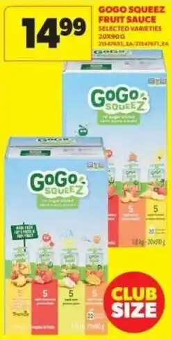Real Canadian Superstore GoGo Squeeze fruit sauce offer