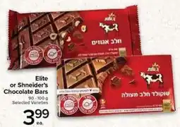 Metro Elite or Shneider's Chocolate Bars offer