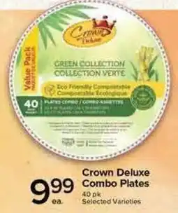Metro Crown Deluxe Combo Plates offer