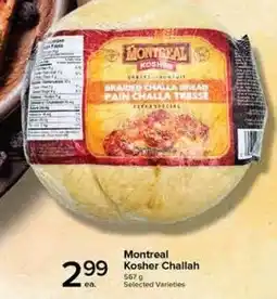 Metro Montreal Kosher Challah offer