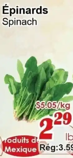 Marche C&T Spinach offer
