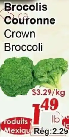Marche C&T Brocolis Couronne Crown Broccoli offer