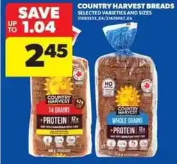 Real Canadian Superstore Country Harvest breads offer