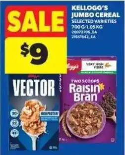 Real Canadian Superstore Kellogg's jumbo cereal offer