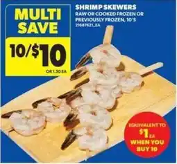 Real Canadian Superstore Shrimp Skewers offer
