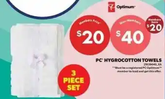Real Canadian Superstore PC HygroCotton Towels offer