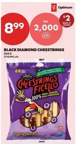 Real Canadian Superstore Black Diamond Cheestrings offer