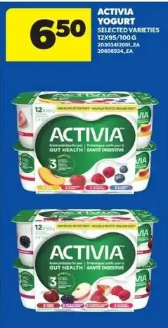 Real Canadian Superstore Activia yogurt selected varieties offer