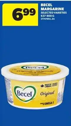 Real Canadian Superstore Becel margarine offer